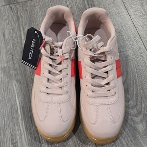 Nautica Pink and Red Sneakers